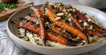 Zanahorias asadas con Tahini